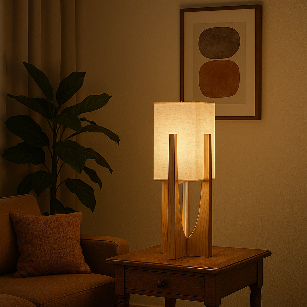 Lampada da terra in stile giapponese Wabi Sabi