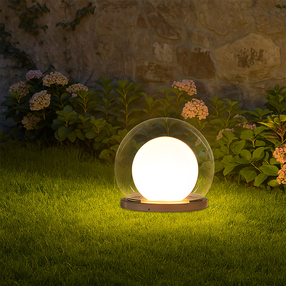 Lampada lunare a pilastro solare