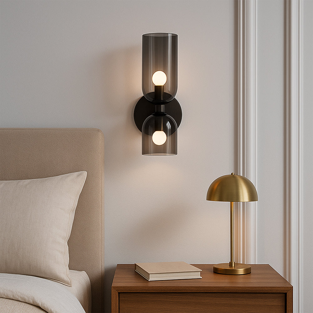 Lampada da parete creativa in vetro