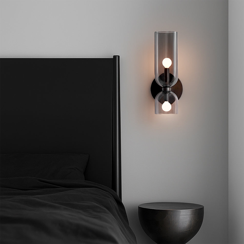 Lampada da parete creativa in vetro