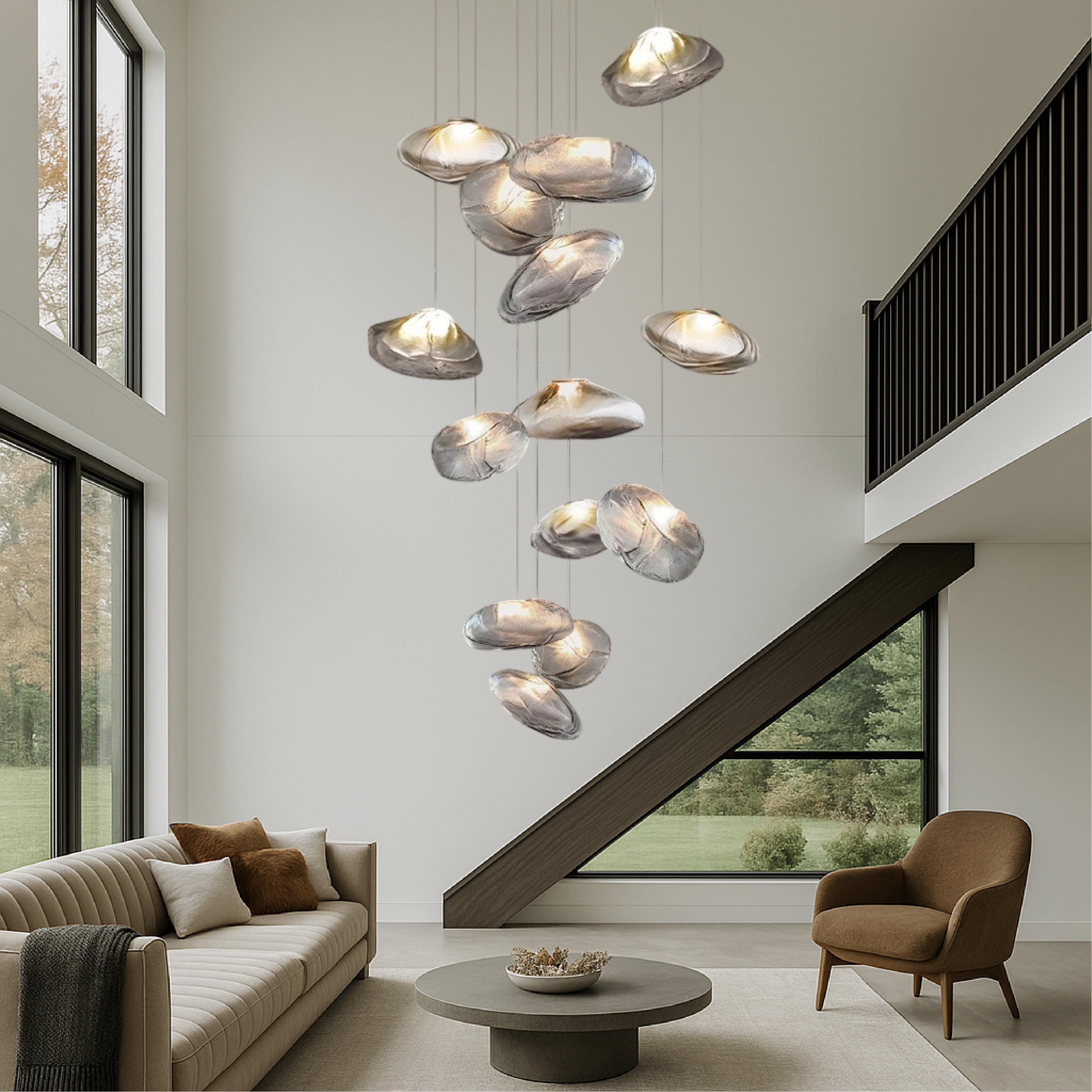 Lampadario Nordic Glass Villa