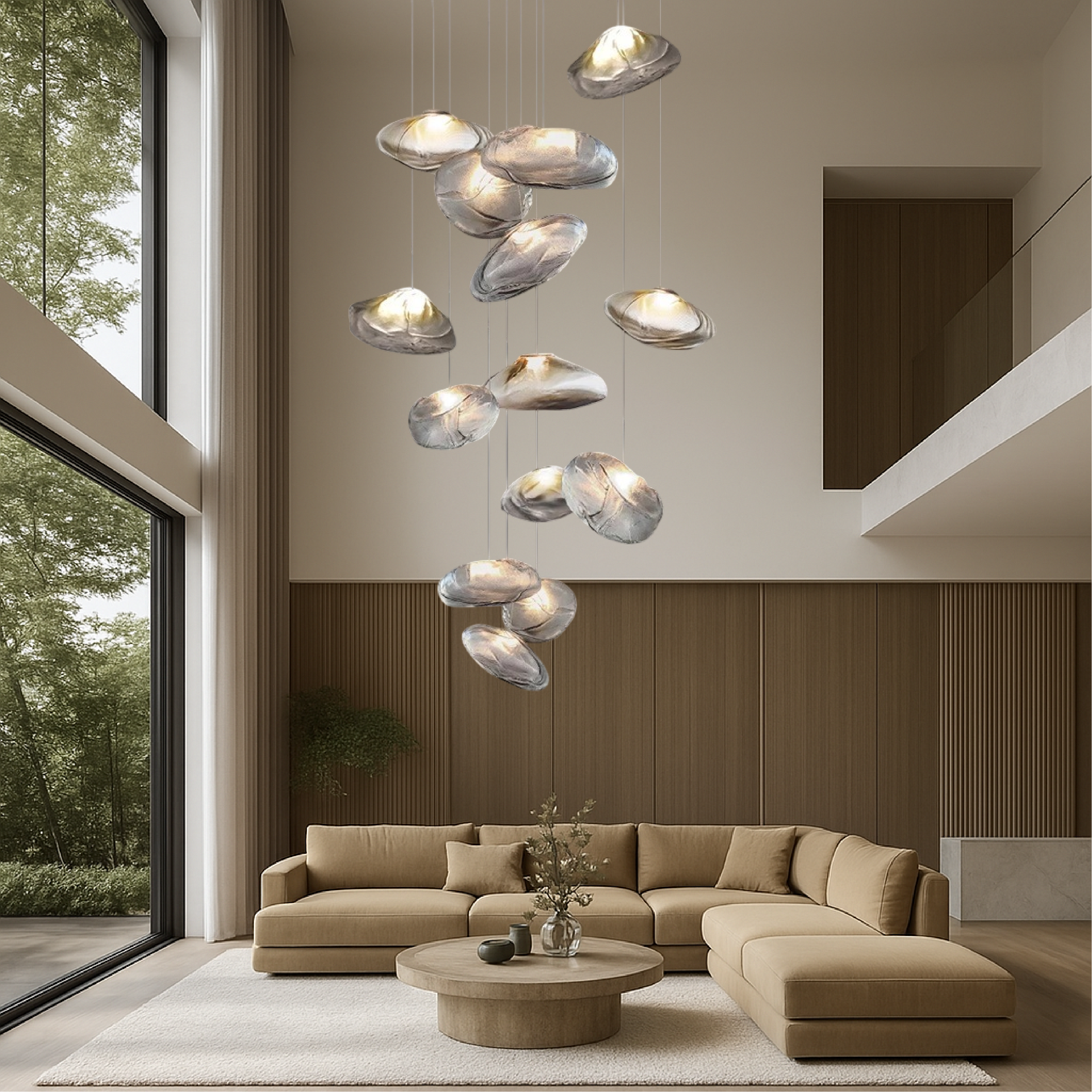 Lampadario Nordic Glass Villa