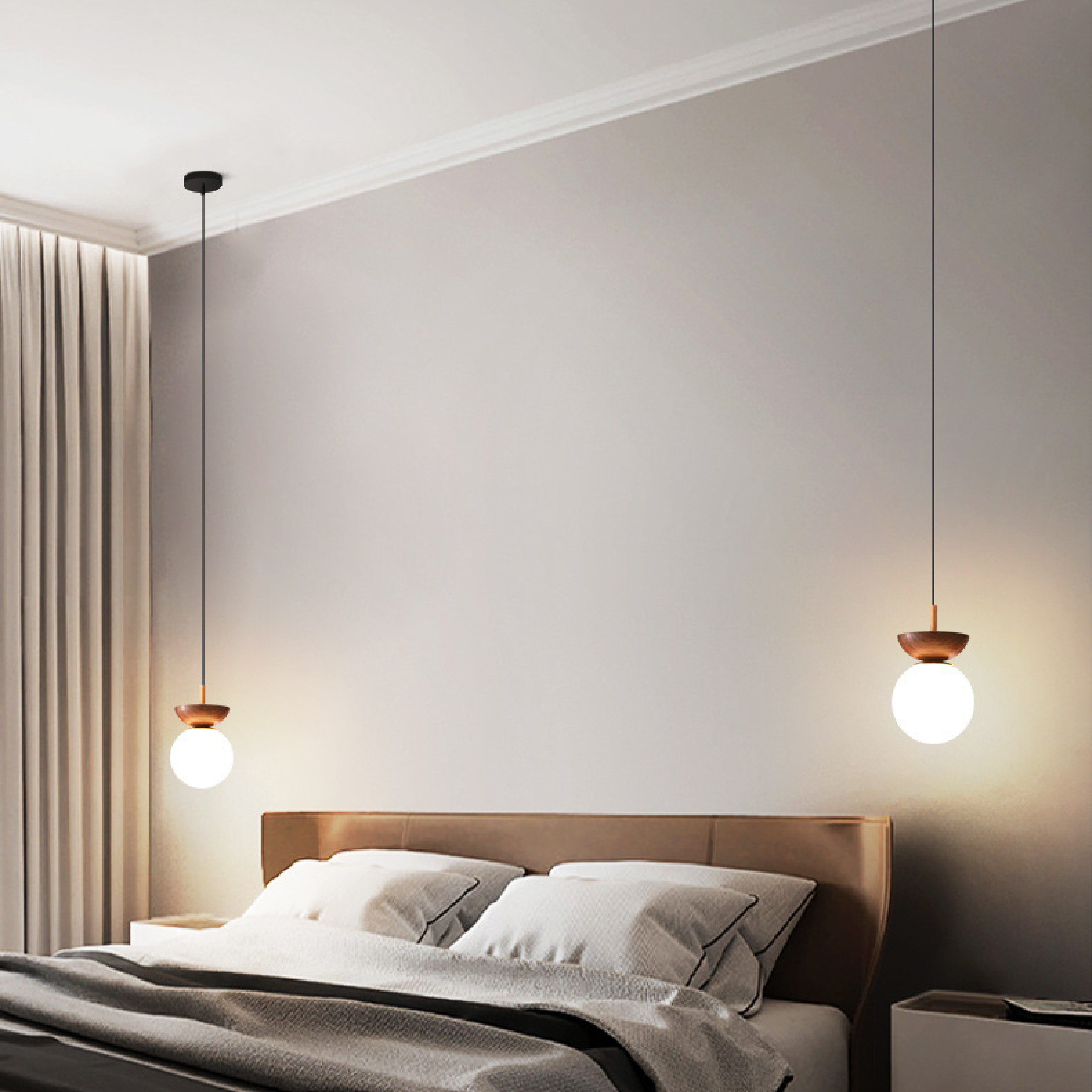 Luce a sospensione nordica giapponese
