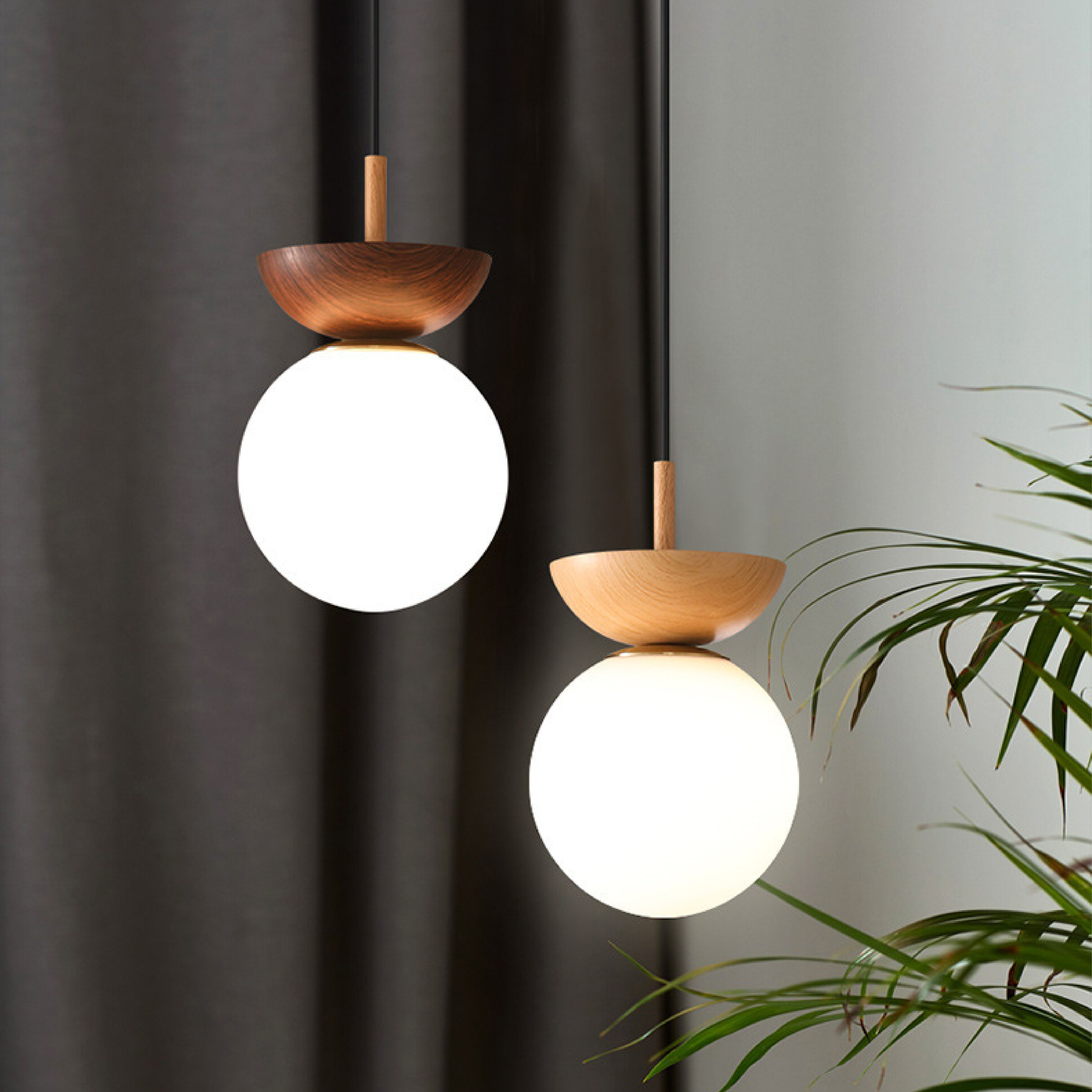 Luce a sospensione nordica giapponese