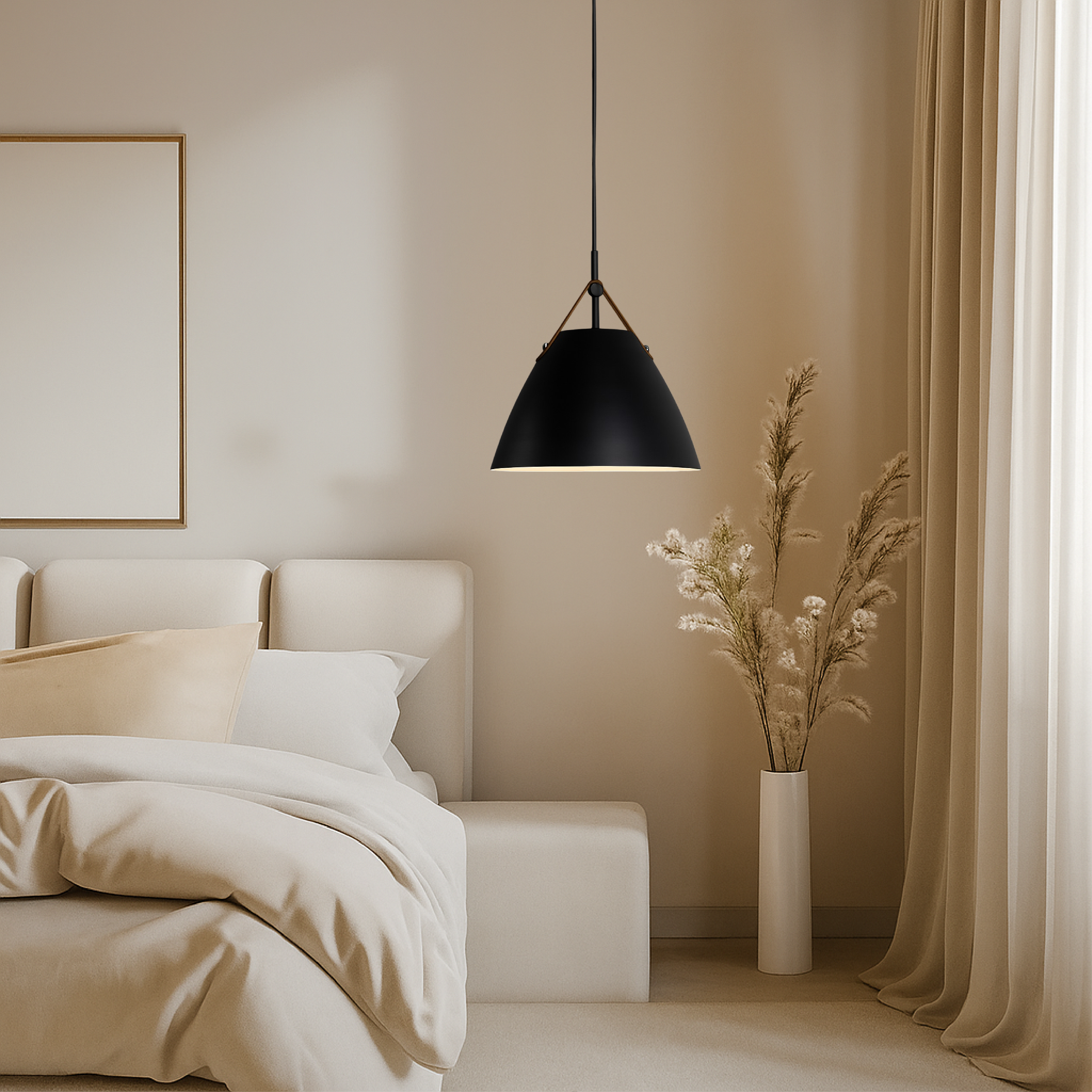 Luce a sospensione scandinava colorata