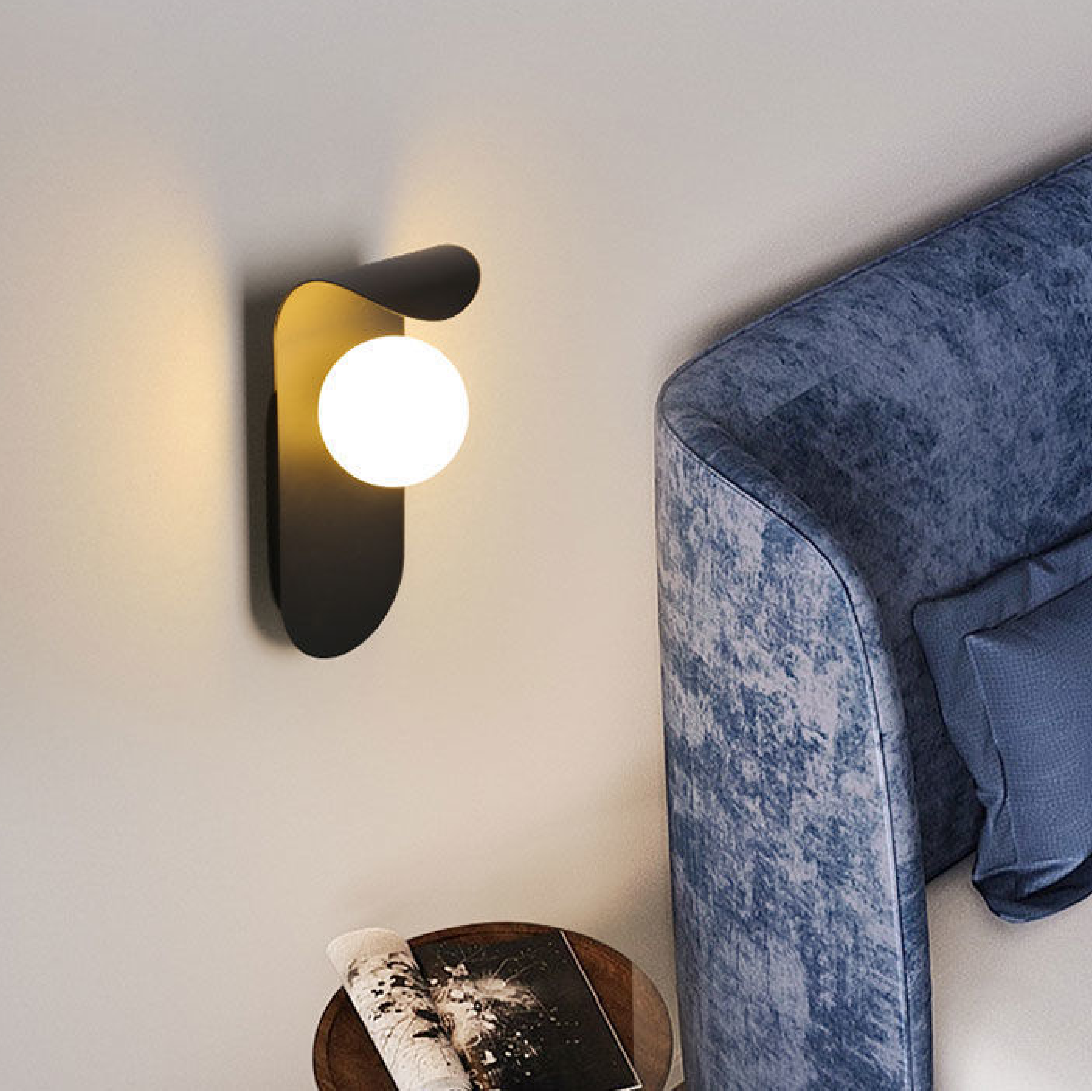 Lampada da parete a montaggio scandinavo