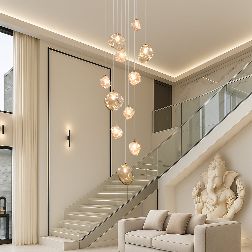 Lampadario per scale Nordic Villa