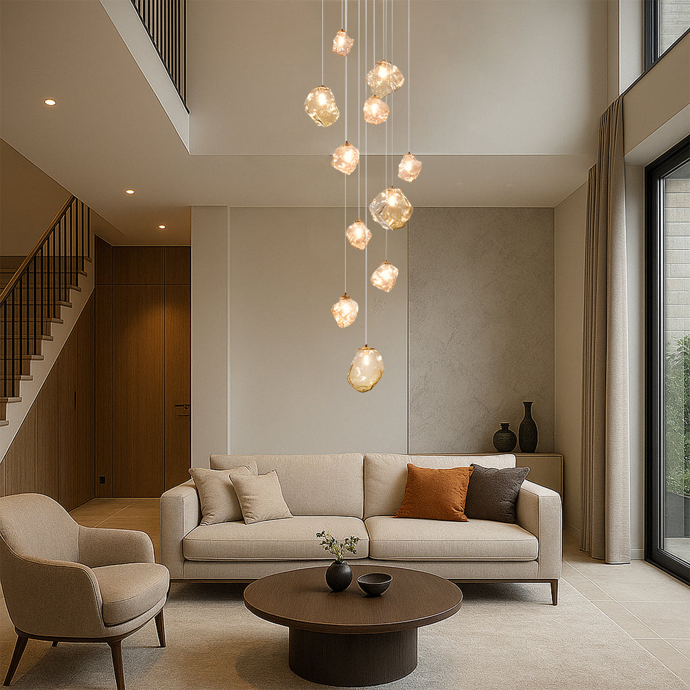 Lampadario per scale Nordic Villa