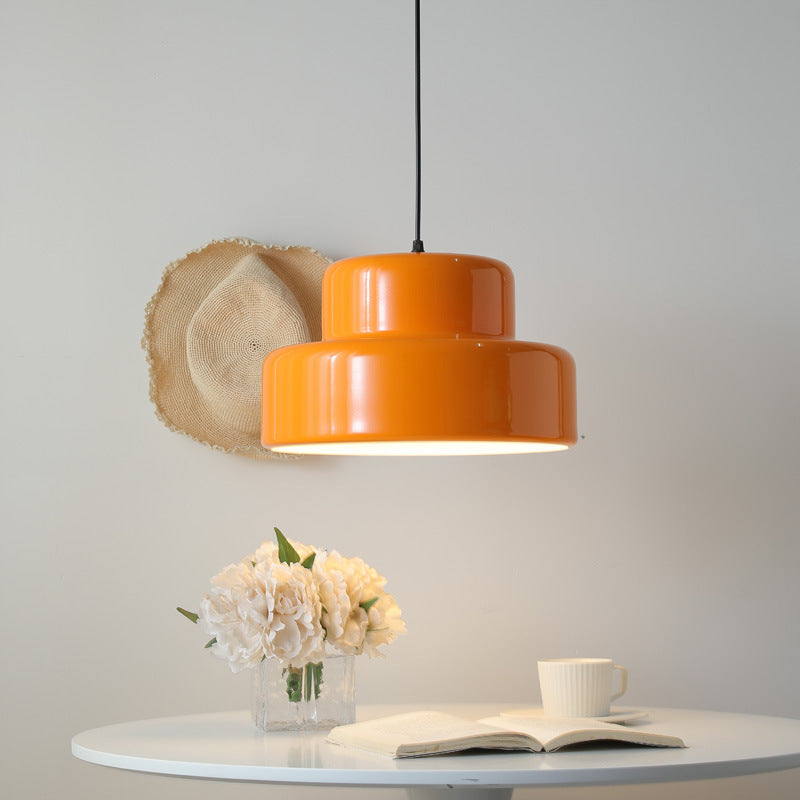 Lampada a sospensione Bauhaus arancione