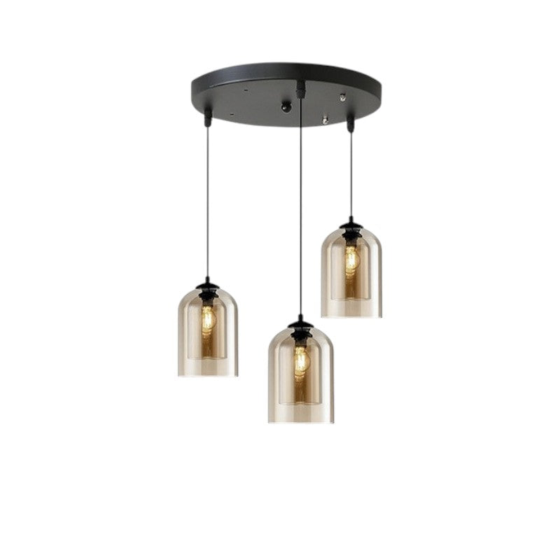 Lampada a sospensione in vetro di Jani