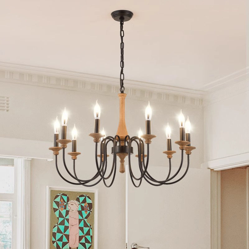 Lampadario vintage per la camera da letto di Resy