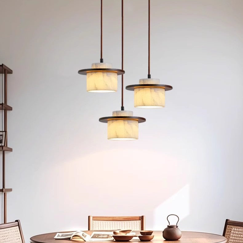 Lampada a sospensione in marmo Alab