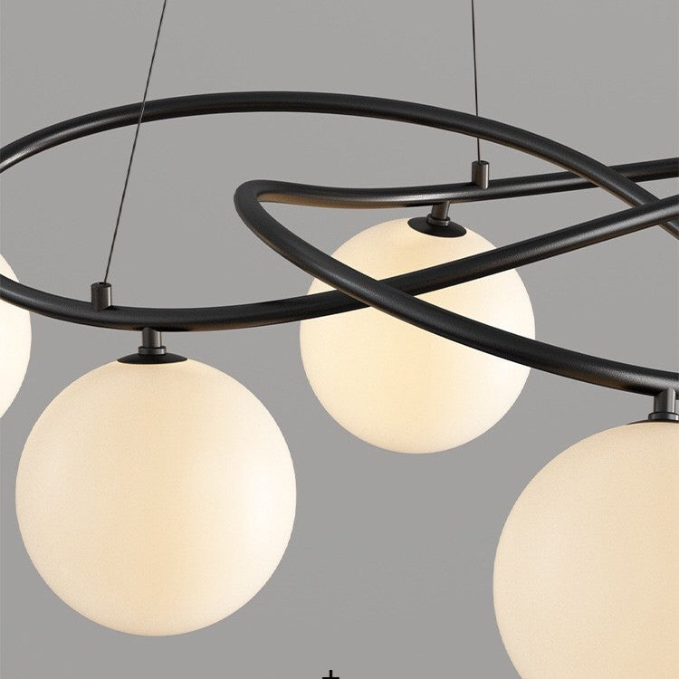 Lampadari neri retrò nordici