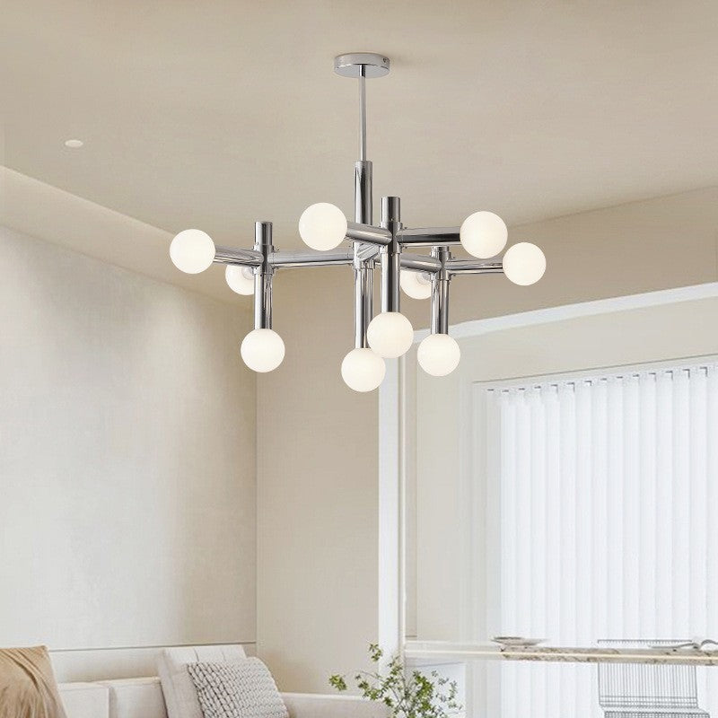 Lampadario Bauhaus in metallo