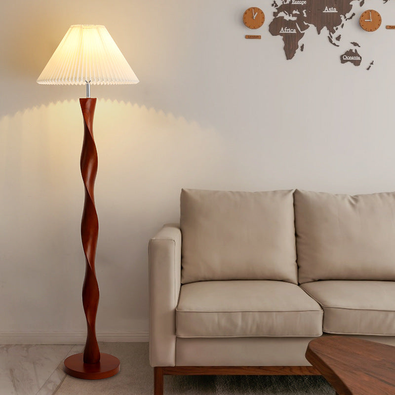 Lampada da terra in noce giapponese