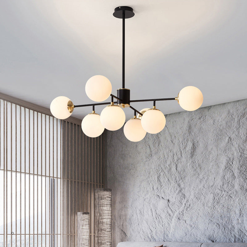 Lampadario in vetro nordico