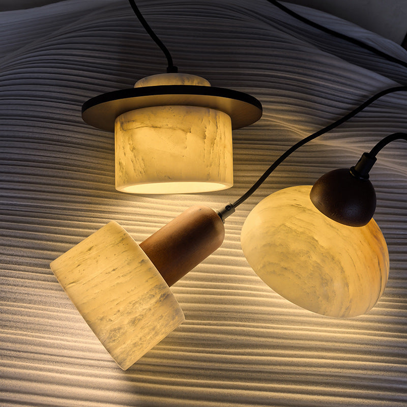 Lampada a sospensione in marmo Alab