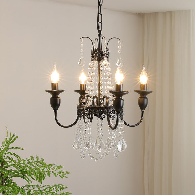 Lampadario da camera da letto in cristallo