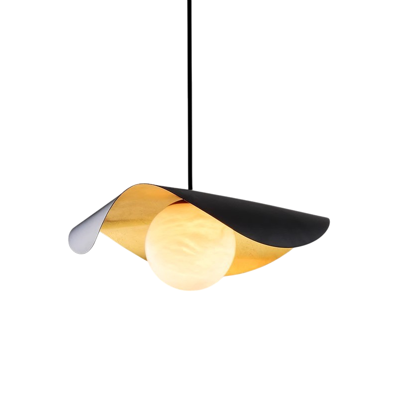 Lampada a sospensione a sfera in marmo spagnolo