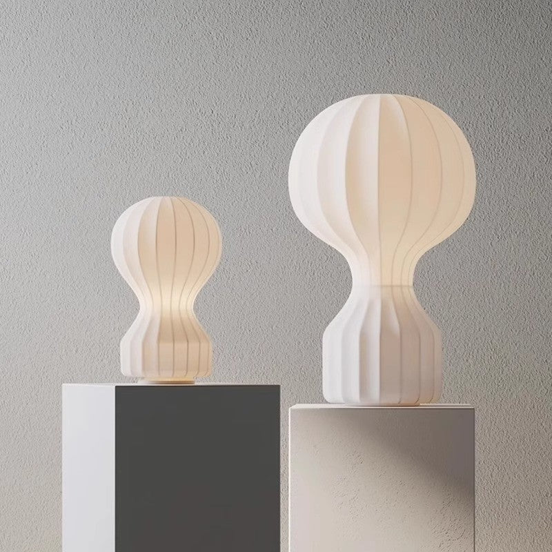 Lampada da tavolo in seta Wabi Sabi