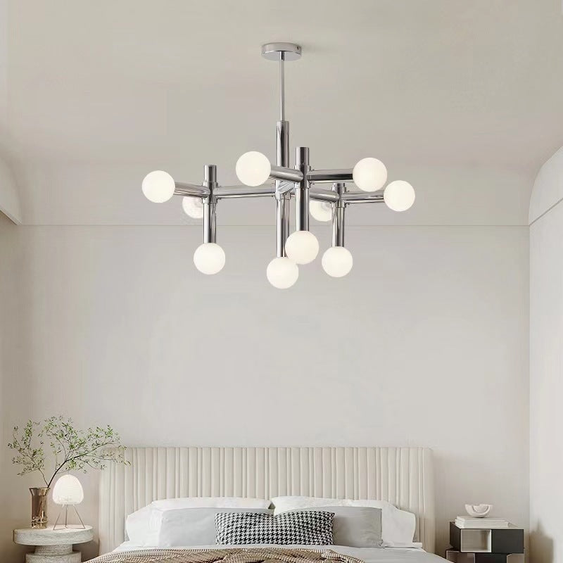 Lampadario Bauhaus in metallo