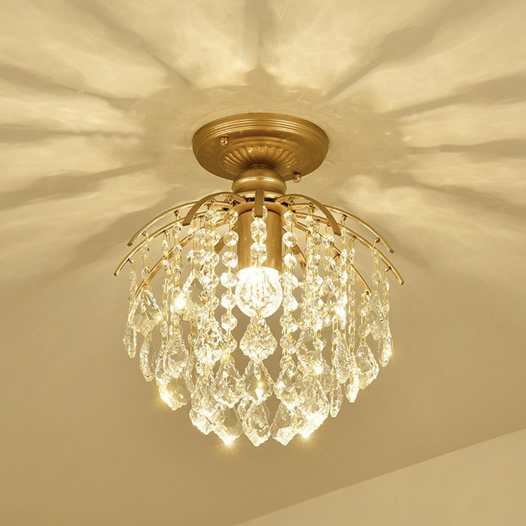 Lampadario di cristallo per la camera da letto