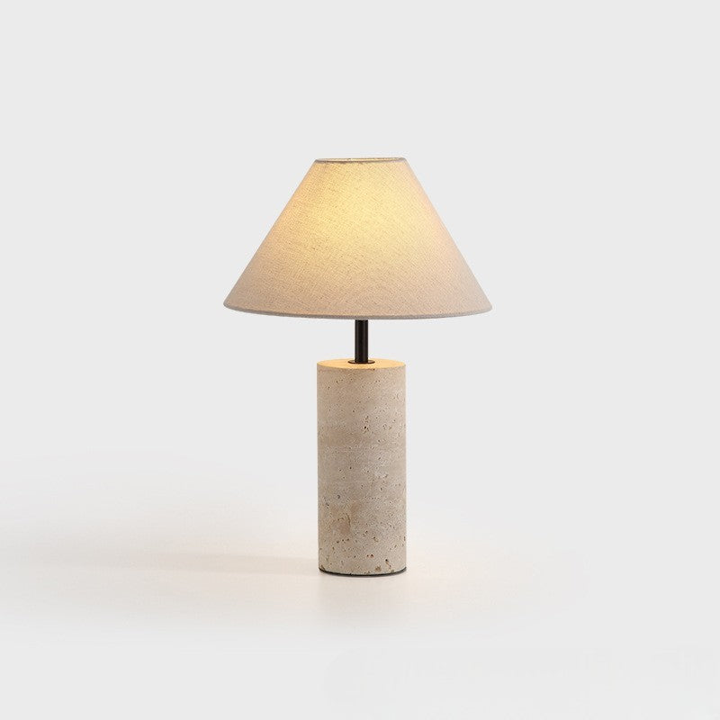 Lampada da tavolo Lorie Marble + Linen