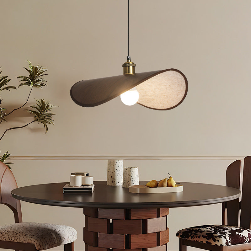 Lampada a sospensione con fiori Wabi Sabi