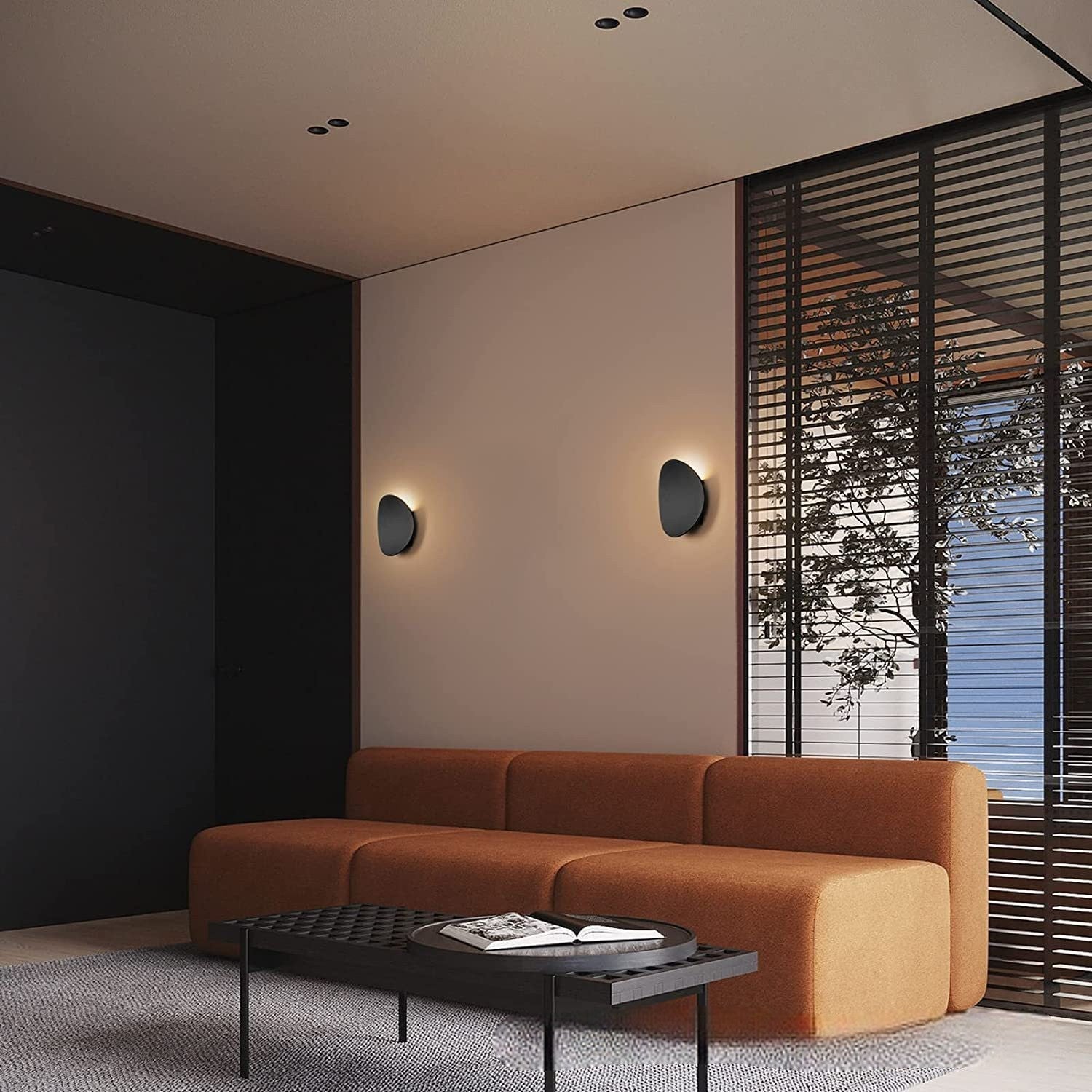 (confezione da 4) Lampada da parete crepuscolare