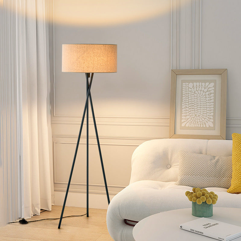 Lampada da terra in seta