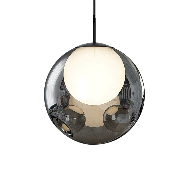Lampada a sospensione in vetro italiano
