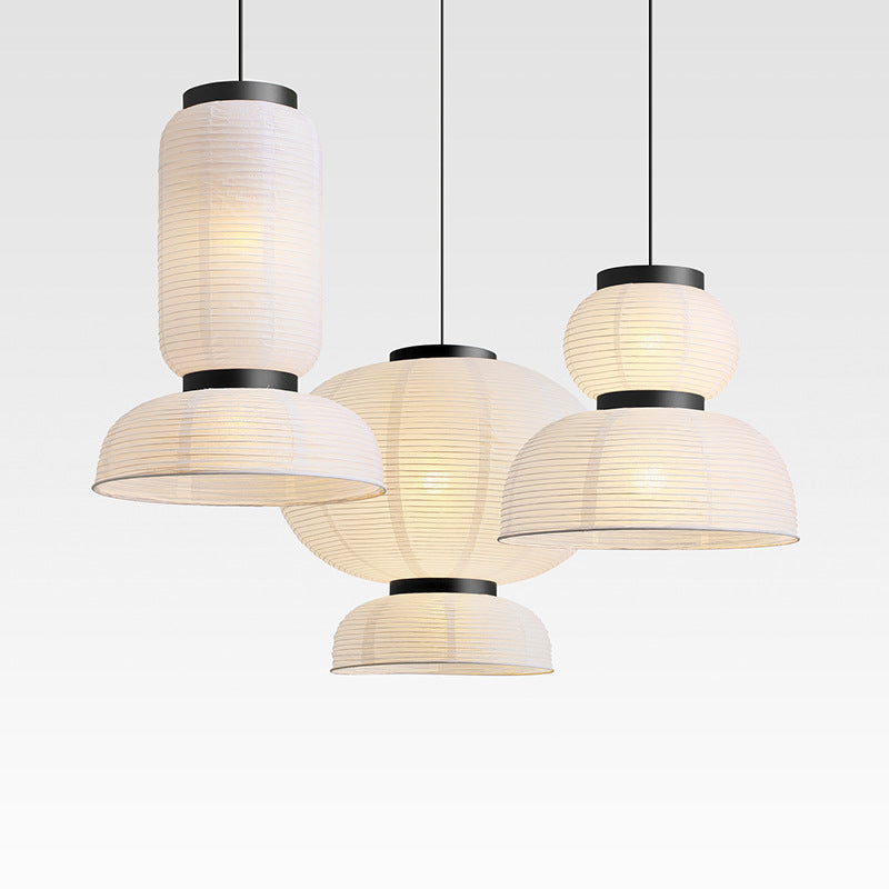 Lampada a sospensione giapponese Wabi Sabi