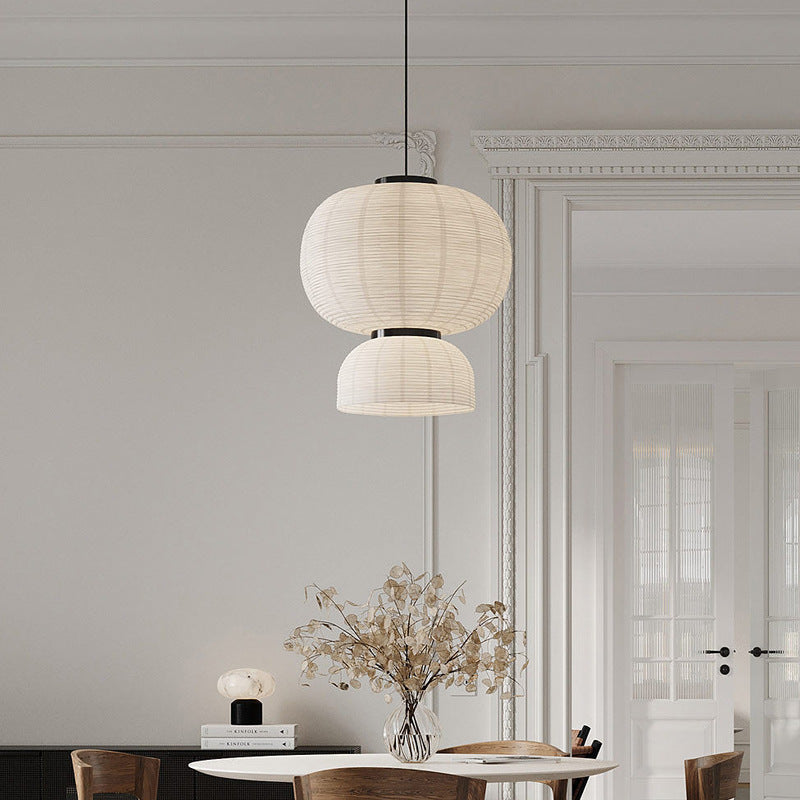Lampada a sospensione giapponese Wabi Sabi