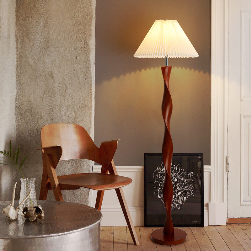 Lampada da terra in noce giapponese
