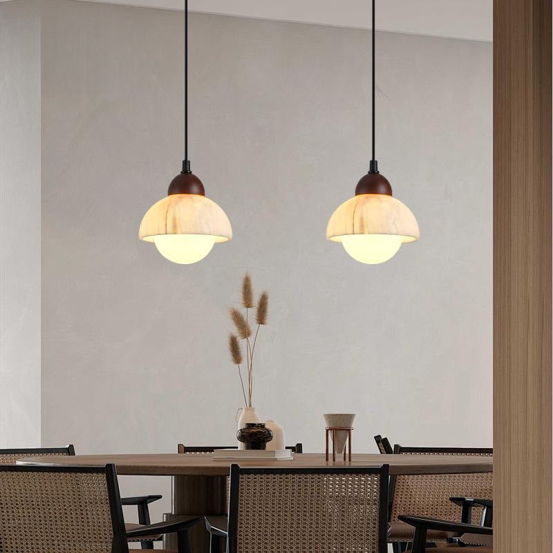 Lampada a sospensione in marmo Alab