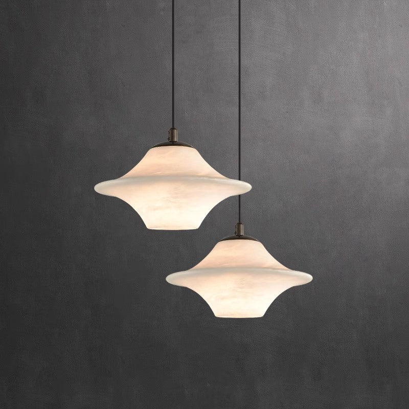 Luce a sospensione in marmo naturale