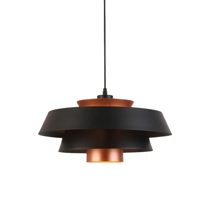 Lampada a sospensione a vaso retrò