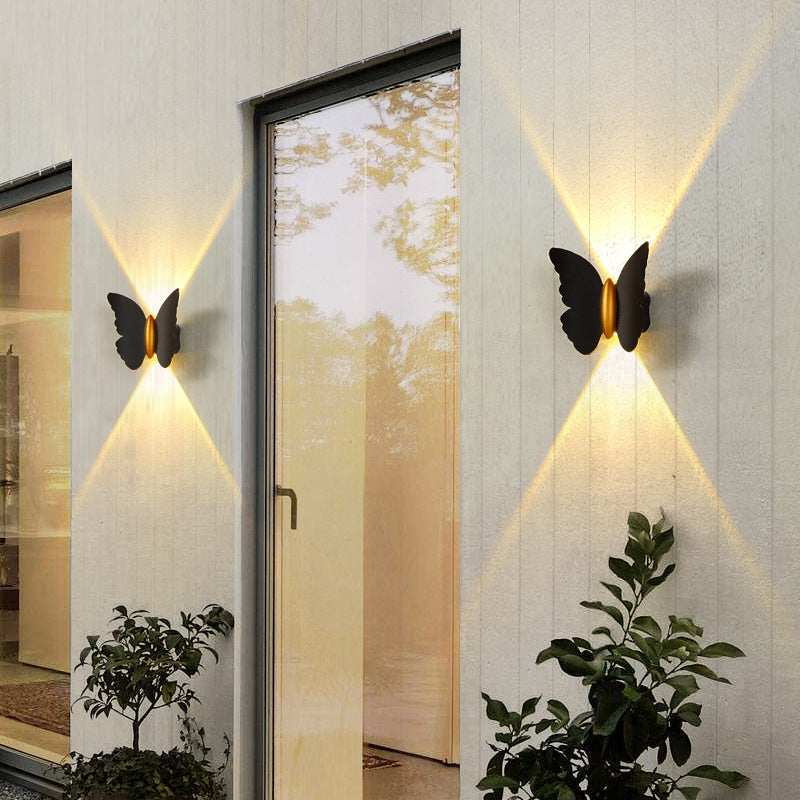 Lampada da parete per esterni Butterfly