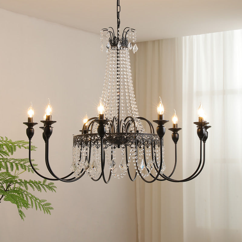 Lampadario da camera da letto in cristallo