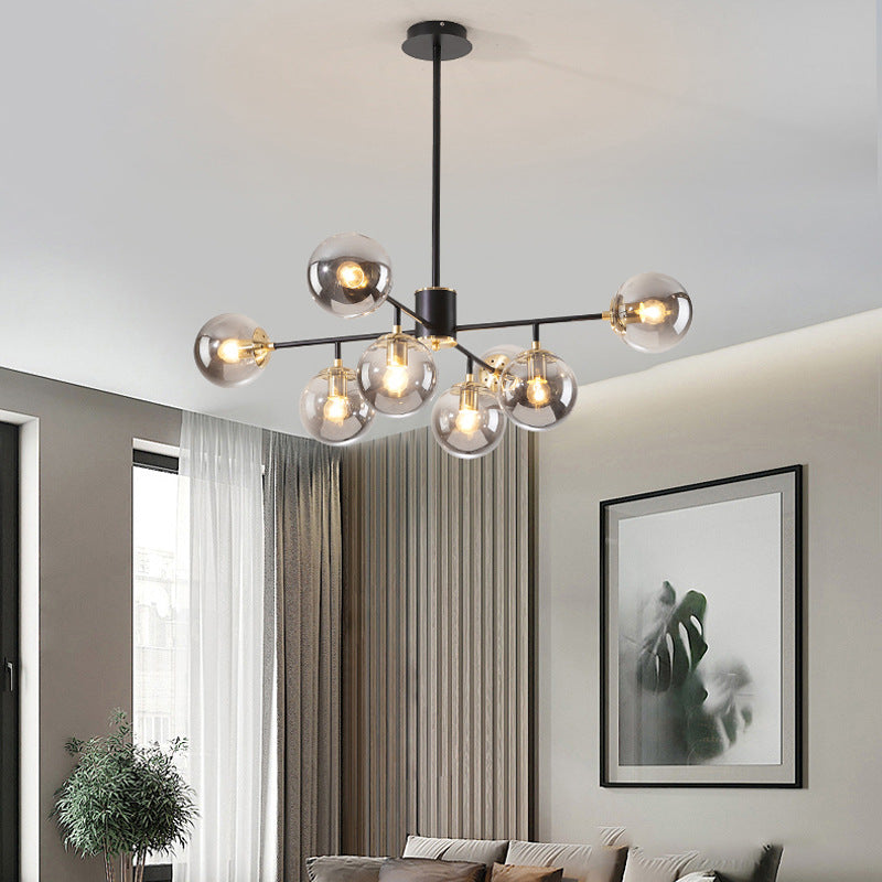 Lampadario in vetro nordico