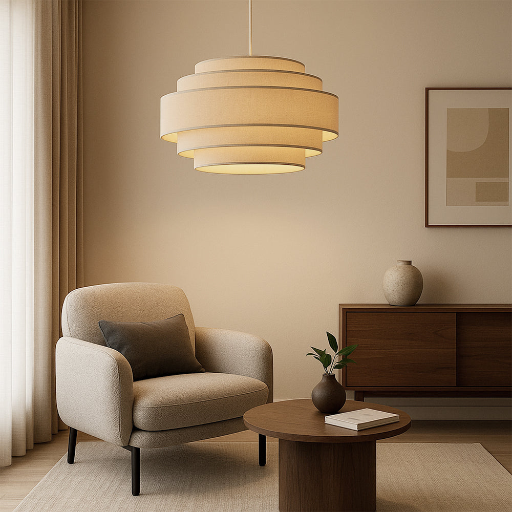 Lampada a sospensione ad anello Wabi Sabi