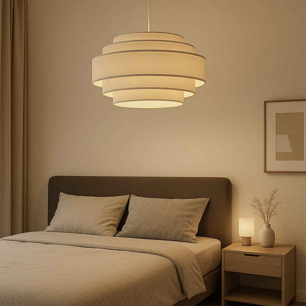Lampada a sospensione ad anello Wabi Sabi