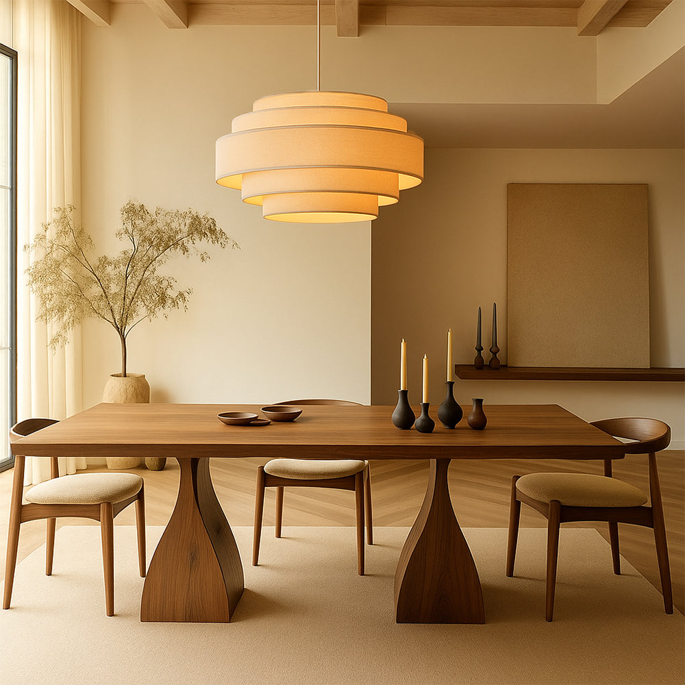Lampada a sospensione ad anello Wabi Sabi