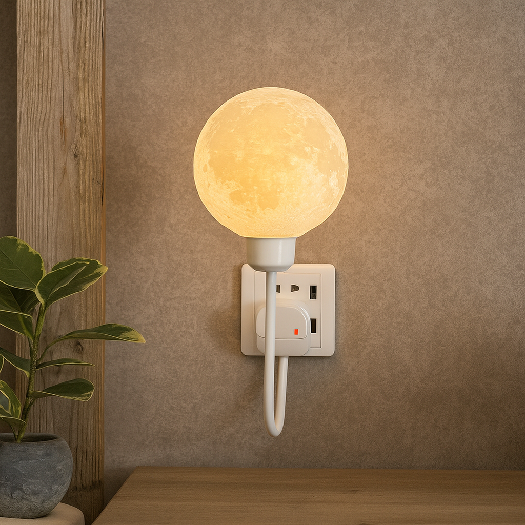 Lampada da parete Moon a innesto