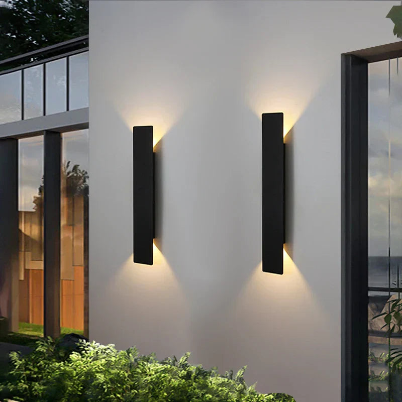 Lampada da parete a striscia LED impermeabile