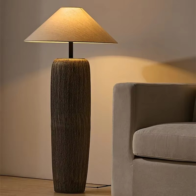 Lampada da terra in ceramica