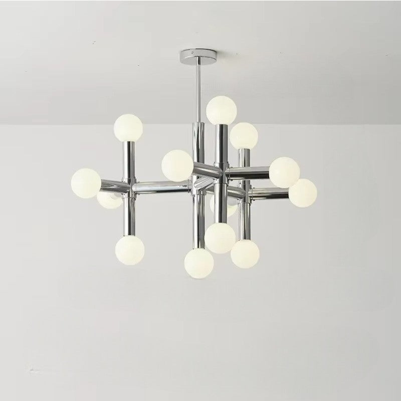 Lampadario Bauhaus in metallo