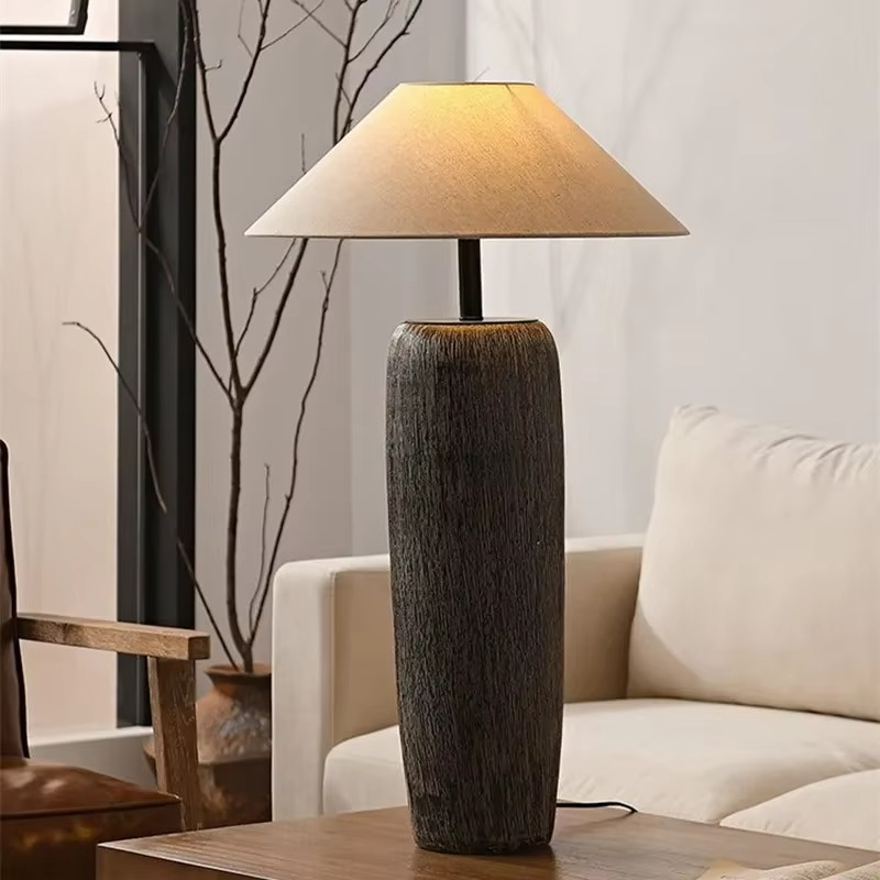 Lampada da terra in ceramica