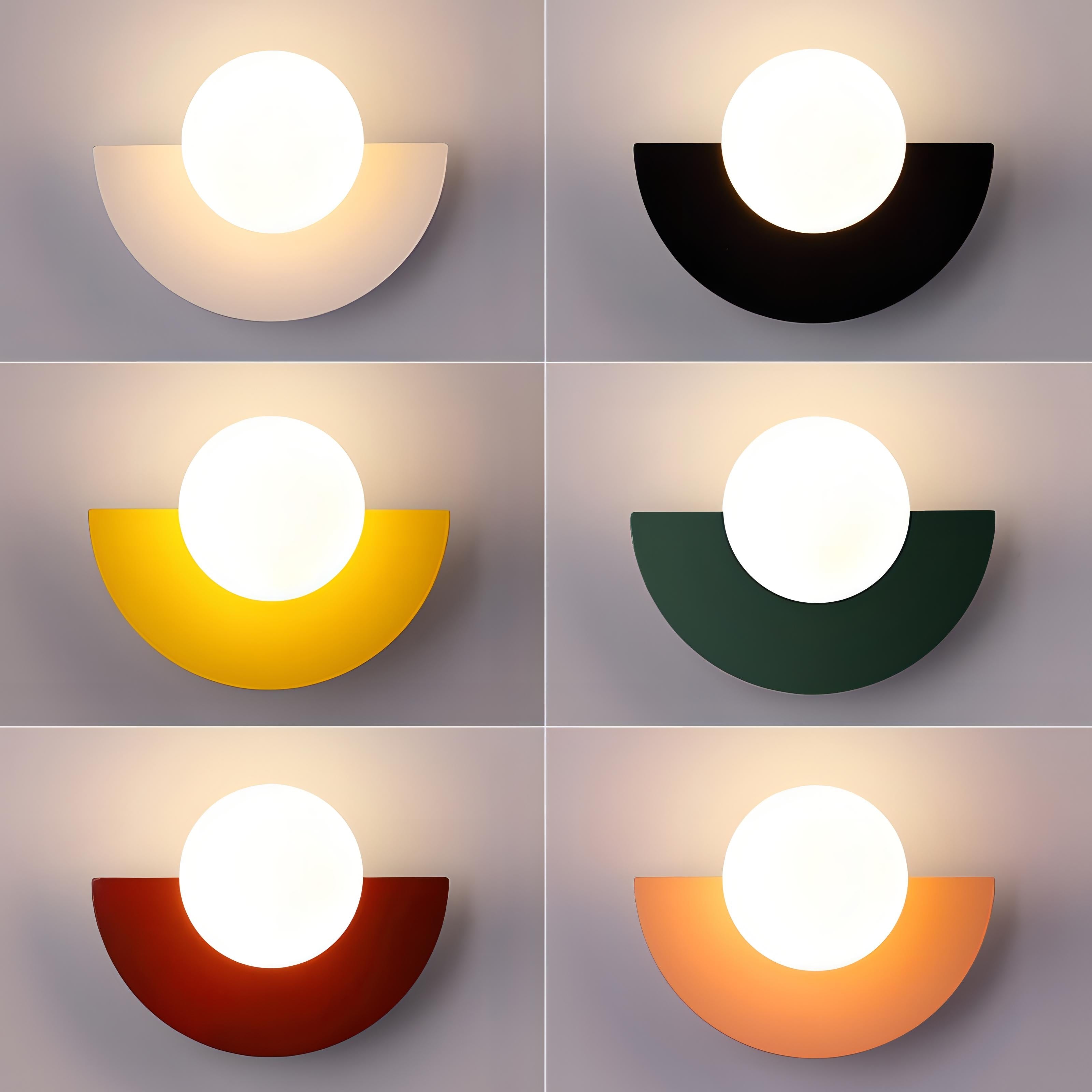 Everest - Lampada da parete a semicerchio nordico