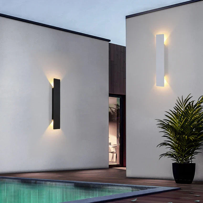 Lampada da parete a striscia LED impermeabile